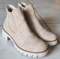 Rieker Chelsea Boots Gr.40 sand beige Bayern - Drachselsried Vorschau