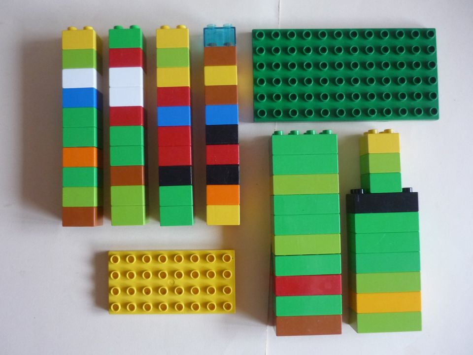 Lego Duplo 60 GRUND-BAUSTEINE + 2 PLATTEN / Sammlung/ Starterset in Schweinfurt