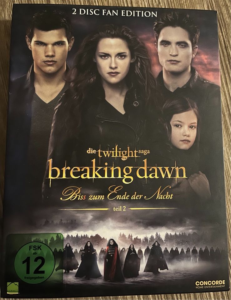 Twilight DVD breaking dawn 2 fan edition in Ortenburg