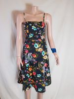 Retro kleid sommerkleid schwarz bunt blumen blumenkleid midikleid Altstadt-Lehel - München/Lehel Vorschau