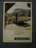 Büssing Original Prospekt Trambus Präsident v. 1967 (Französisch) Niedersachsen - Braunschweig Vorschau