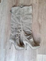 Wildleder Stiefel Overknees Made in Italy Berlin - Köpenick Vorschau