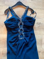 Niente Abendkleid Ballkleid Strass Glitzer blau Kleid Abiball 42 Niedersachsen - Ankum Vorschau