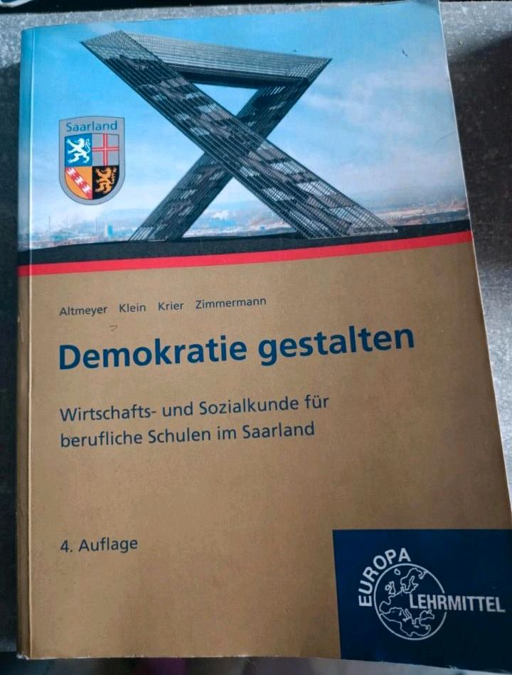 Demokratie gestalten Buch Wirtschafts- und Sozialkunde in Eppelborn