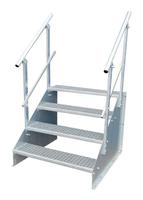 4 Stufen Standtreppe freist. B 150cm H 84cm verz. beids. Geländer Nordrhein-Westfalen - Hamminkeln Vorschau