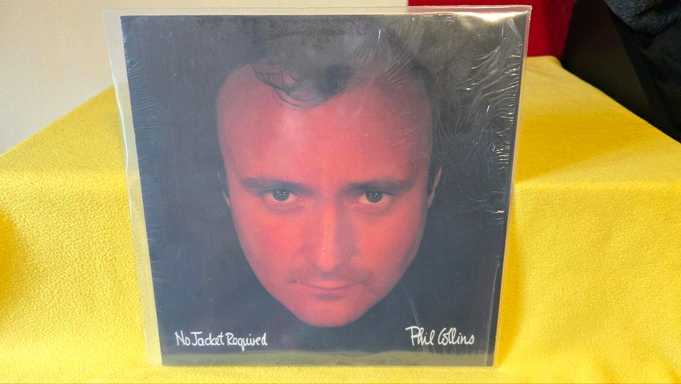 LP '1985' Phil Collins-No Jacket Required +B: in Pinneberg