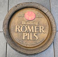 Binding Römer Pils Fassboden Deko Bier Fassdeckel Werbung Reklame Hessen - Flörsheim am Main Vorschau