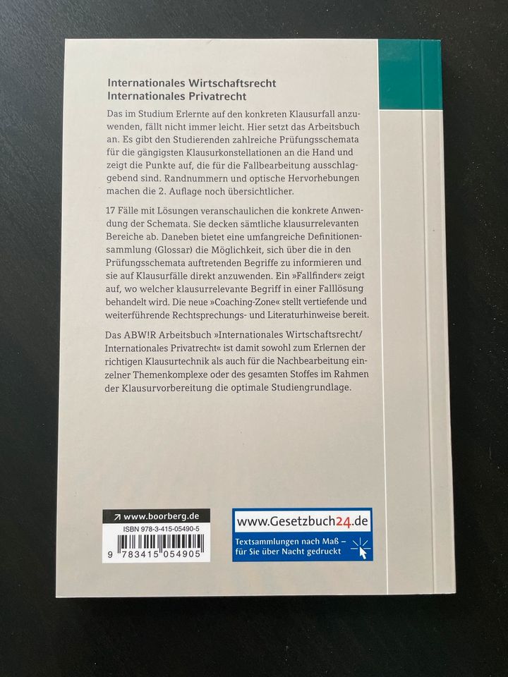 ABW!R Internationales Wirtschaftsrecht Privatrecht 2. Auflage in Kassel