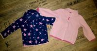 SET NUR 4€!! Fleecejacken Topomini 86 rosa Sterne Strickjacken Dresden - Klotzsche Vorschau