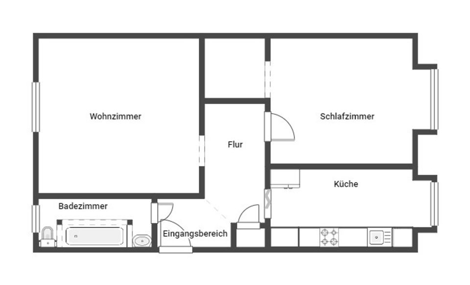 Lichtdurchflutete 2-Zimmer-Dachgeschosswohnung in Essen: Investition mit Zukunftspotenzial in Essen