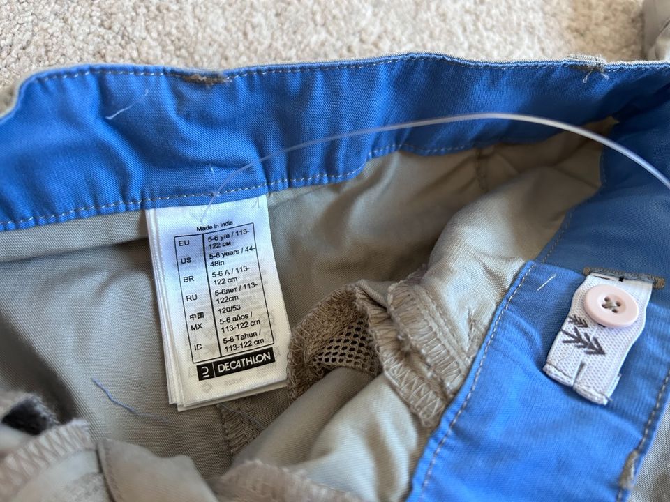 Gr. 110/116 *NEU* 2x Shorts Mädchen Zwillinge DECATHLON in Eggenstein-Leopoldshafen