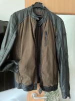 Lederjacke mit Stoff Herren Used-Look XL schwarz/braun TOP Bayern - Fürth Vorschau