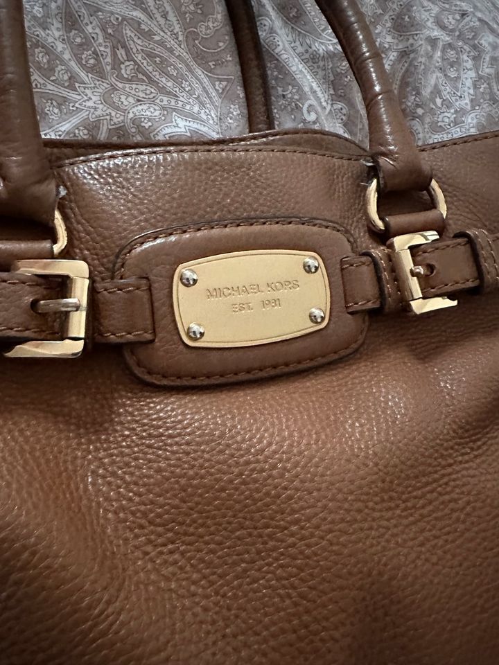 Michael Kors Hamilton Tasche in Birkenheide