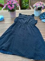 Kleid blau Only 40 L Punkte Spitze Unterrock Niedersachsen - Uetze Vorschau
