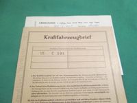 AUDI  NSU AUTO UNION AG  KFZ  Brief  TYP 77   55 PS  Bj  4/71 Niedersachsen - Uelzen Vorschau