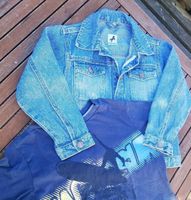 Jeansjacke + T-Shirt Gr. 116 Hessen - Bad Hersfeld Vorschau