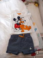 Süßes Set aus T-Shirt und kurzer Hose, Mickey Maus Bayern - Fürstenfeldbruck Vorschau