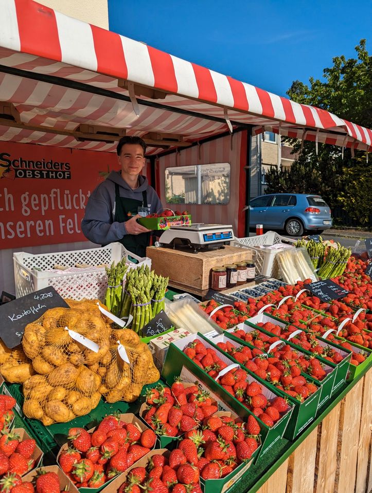 Erdbeersdtandverkäufer/in- der süßeste Job der Welt in Limperich in Bonn