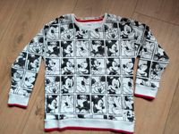 Mickey Mouse Sweatshirt M&S weiß Jungen Gr.122 neuwertig Sachsen-Anhalt - Radegast Vorschau