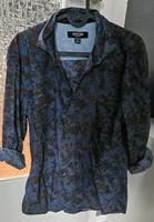 Hemd blau mit Blumen | Slim Fit M Berlin - Steglitz Vorschau