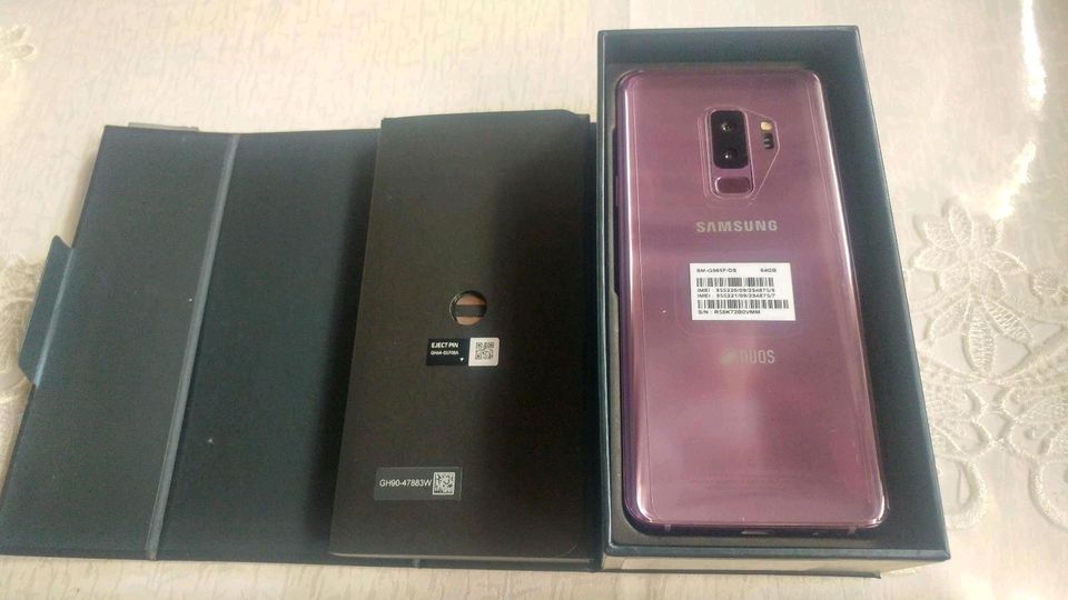 Samsung Galaxy S9+, SM-G965F/DS, neu, 64GB, lilac purple in Kirchentellinsfurt