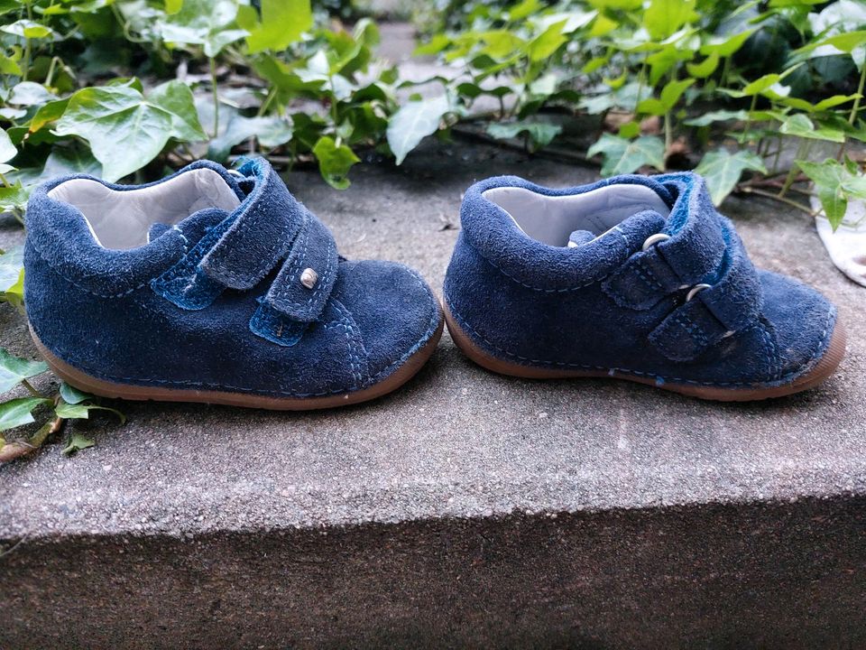 Elefanten Lauflernschuhe 19 blau ,weich Rauhleder in Stuttgart