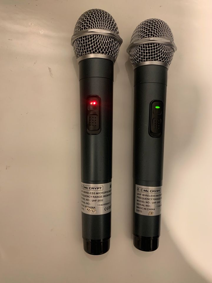 Wireless microphone 2.Stück in Bietigheim-Bissingen