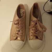 Bronze/Platin Loook Sneakers Damen Gr. 37 Bayern - Buchloe Vorschau