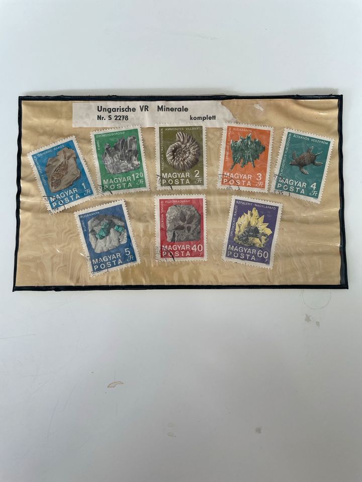 Briefmarken - Ungarische VR Minerale Nr. S 2278 - Konplett in Köln