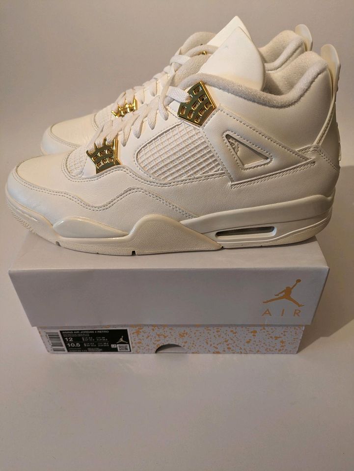 Nike Air Jordan 4 Gold Metallic EU 44,5 all in Preis in Vordorf