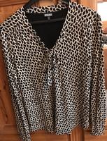 Bluse, Schluppenbluse schwarz/creme Gr.38 Baden-Württemberg - Singen Vorschau
