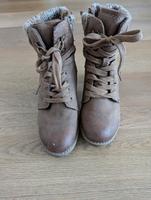 Stiefelette braun mit Reißverschluss Baden-Württemberg - Hemsbach Vorschau