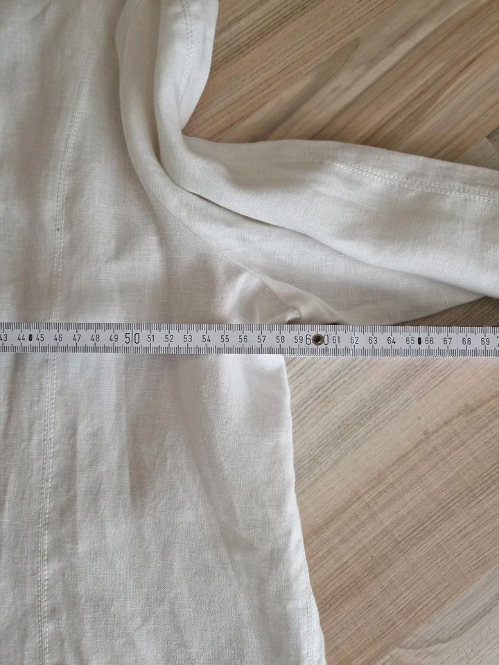 Leinenbluse weiß Größe 46 Pure Linen in Bretzfeld