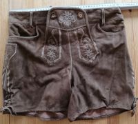 Damen Lederhose kurz braun Gr. 40 42 neu Baden-Württemberg - Berglen Vorschau