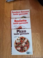 Gräfe und Unzer-3 Hefte "leicht gemacht" Fondue, Raclette, Pizza Nordrhein-Westfalen - Lohmar Vorschau
