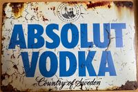 Absolut Vodka Bar Werbung Retro Vintage Deko Küche Schnaps Party Bayern - Freising Vorschau