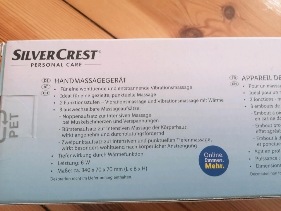 Silvercrest handmassagegerät in Berlin