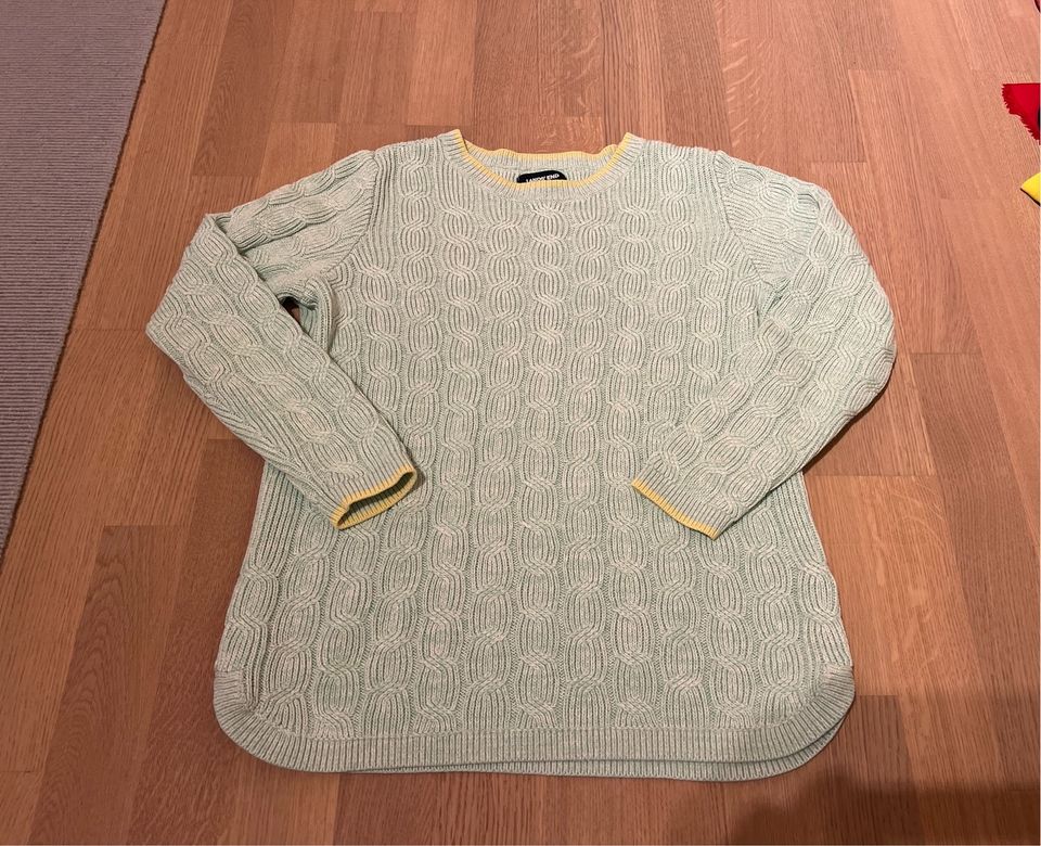 Lands End Strickpullover Zopf Drifter 36  S mint in Dahlem