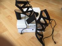 Sandalette von Catwalk Gr. 37 Schwarz  Echtleder Neuwertig Bayern - Erlangen Vorschau