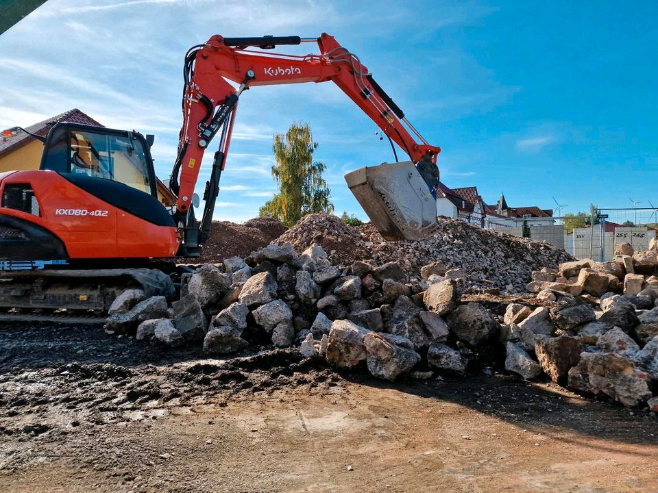 Baumaschinen Vermietung Erdbau Entsorgung Recyceln Erd Transport in Tann