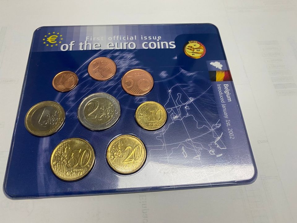 ❌ Belgien - Erster offizieller KMS 2002 1 Cent bis 2 Euro ❌ in Sundern (Sauerland)