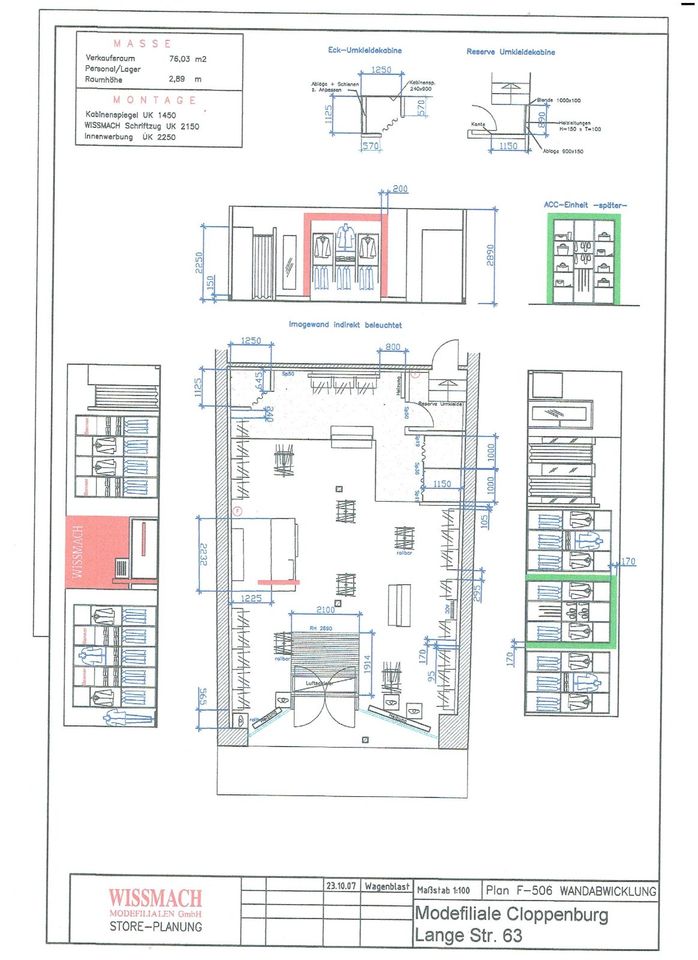 Ihre in Cloppenburg neue, zentral gelegene Einzelhandelsfläche auf ca. 100 m² in Cloppenburg