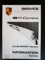 Porsche 911 Carerra CLUB SPORT Information Technik Baden-Württemberg - Asperg Vorschau