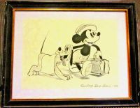 Disney Lithographie MICKY PLUTO Society Dog Show 1939 Siebdruck Innenstadt - Köln Altstadt Vorschau