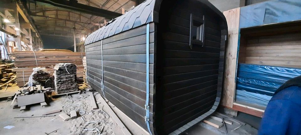 Quadro Sauna 4m lang 2,30m breit, 45mm Stärke in Bad Krozingen