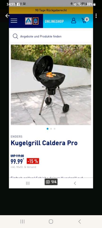 Neuer Grill auf Rollen in Wuppertal