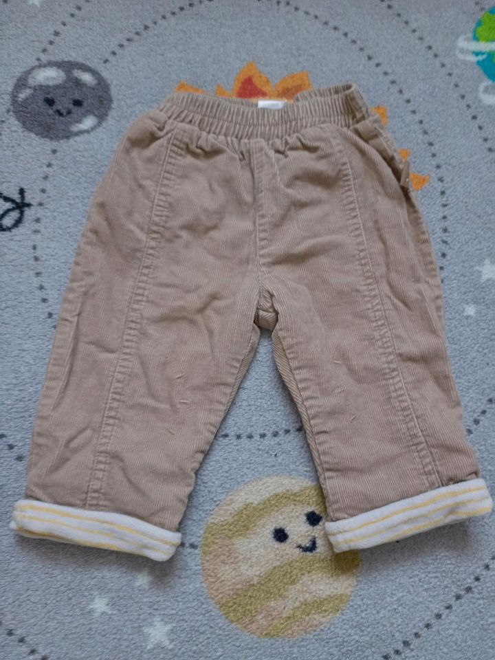 Baby unisex Hose braun gefüttert Thermohose Gr. 68 in Pattensen