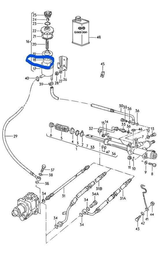 Audi 80,90,Coupe B2, 100+200, Filter Servolenkung in Nürnberg (Mittelfr)