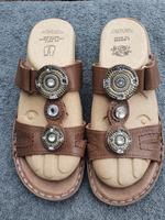 Damen Leder Pantoletten Sandalen neu Jenny by Ara Gr. 40 braun Wandsbek - Hamburg Sasel Vorschau