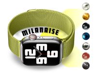 Apple Watch Armband | Apple Watch Ultra 2 SE 8 7 6 5 4 3 Milanaise Milanese Loop Metall Band Strap | 38mm 40mm 41mm 42mm 44mm 45mm 49mm Gliederarmband Metallarmband | Silber Gold Schwarz Grau Frankfurt am Main - Nordend Vorschau